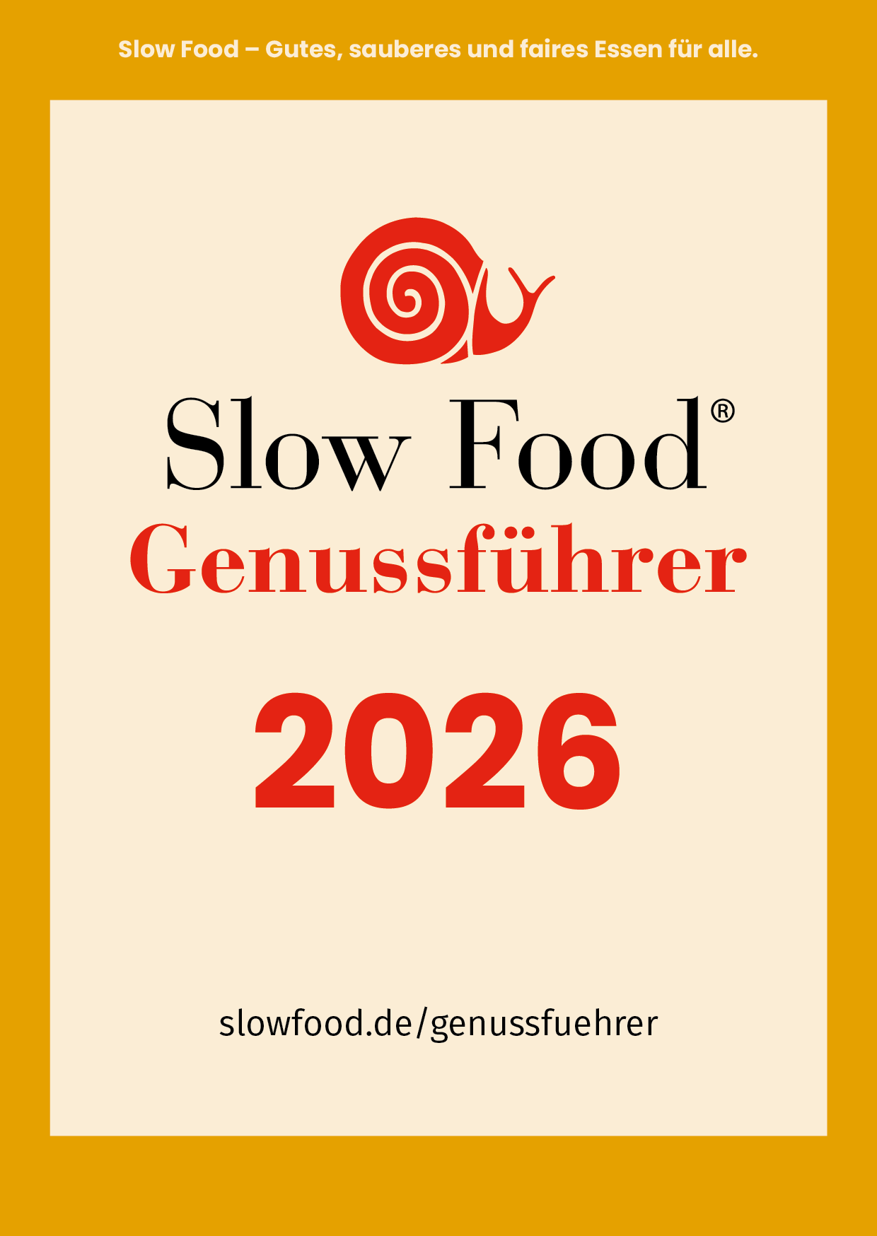 Slow Food - Gutes, sauberes und faires Essen für alle.