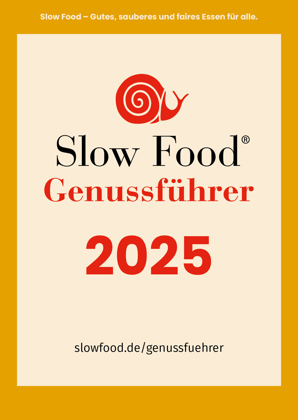 Slow Food - Gutes, sauberes und faires Essen für alle.